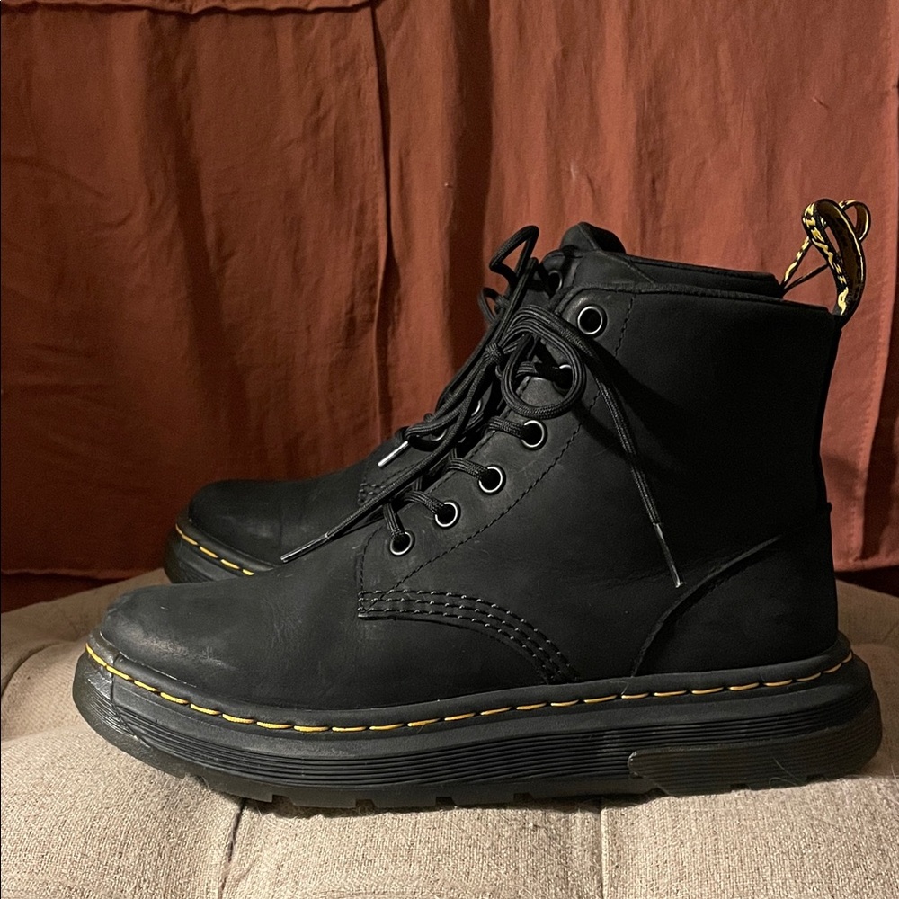 Doc Marten Black Lace-Up Boots